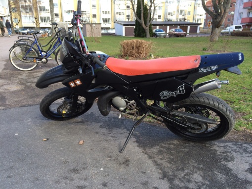 Malaguti xsm 2005
Toppar: Över 90 km/h.