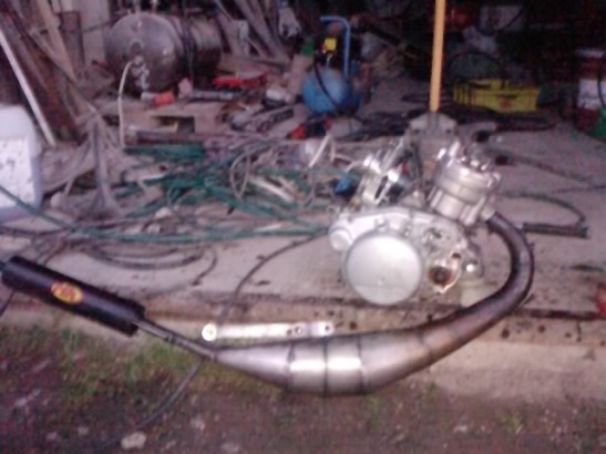 kalleson gammle motor. går jävligt bra