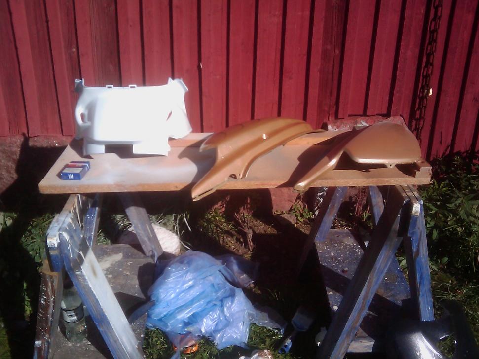 kåporna GULD METALLIC