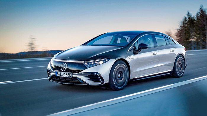 Mercedes-Benz sopade banan med Teslas räckviddsrekord
