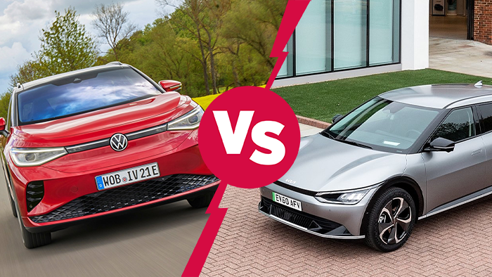 Elbilsduell: Volkswagen ID4 mot Kia EV6