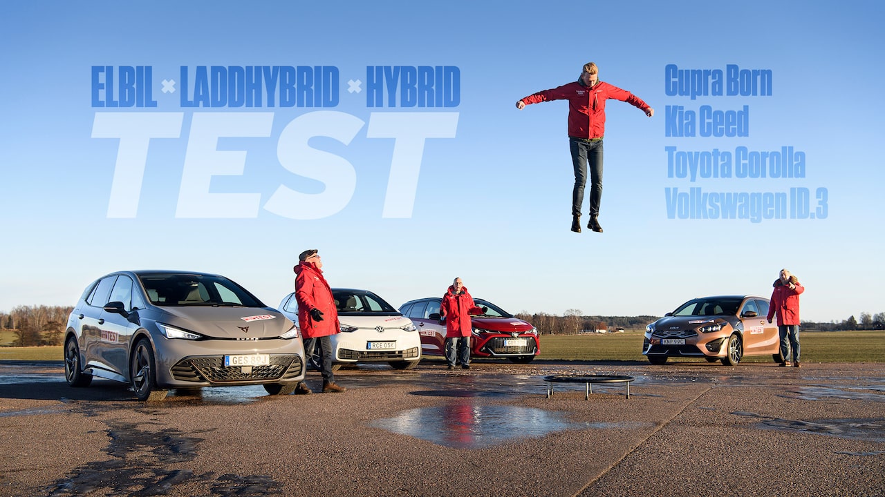 Elbil, laddhybrid eller hybrid? Vi testar!