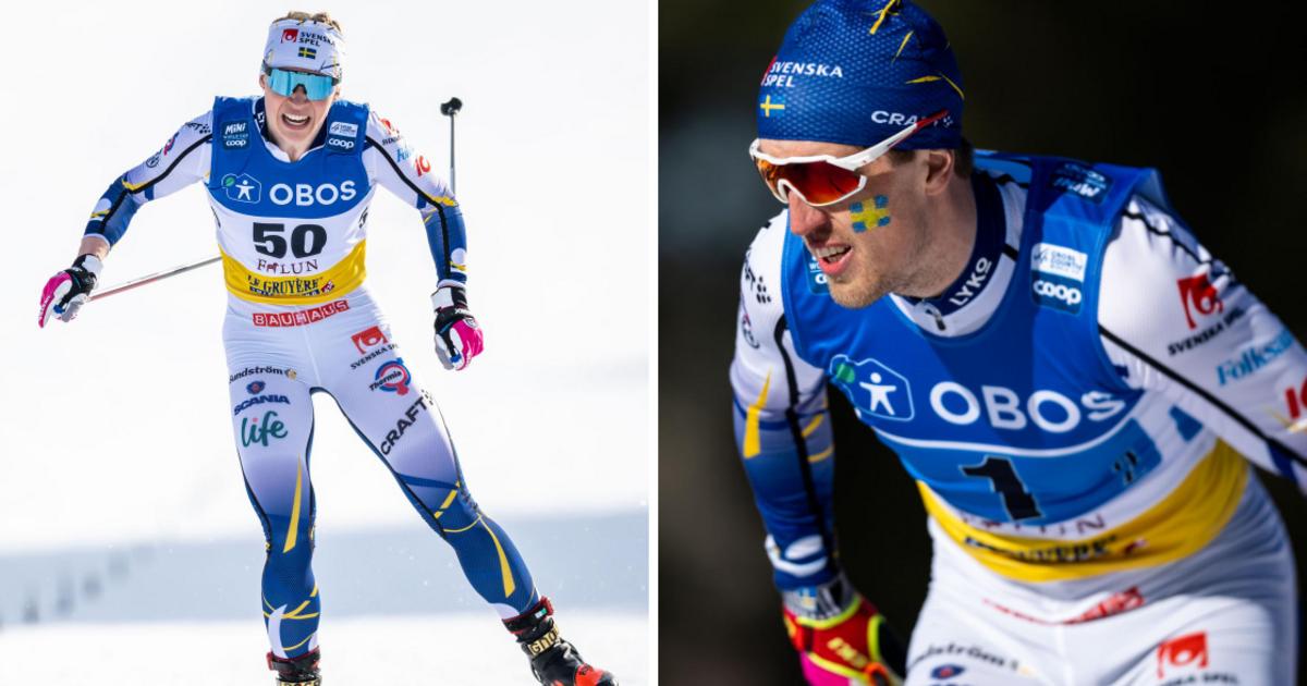 Svenskduon näst snabbast i kvalet i Falun