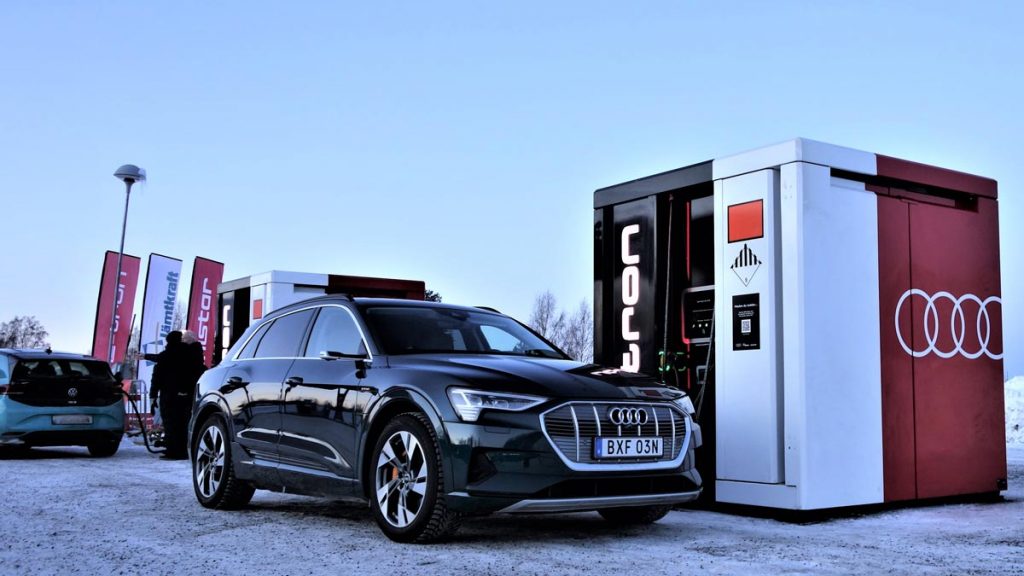 Succé för Audis sportlovsladdare – större behov än väntat