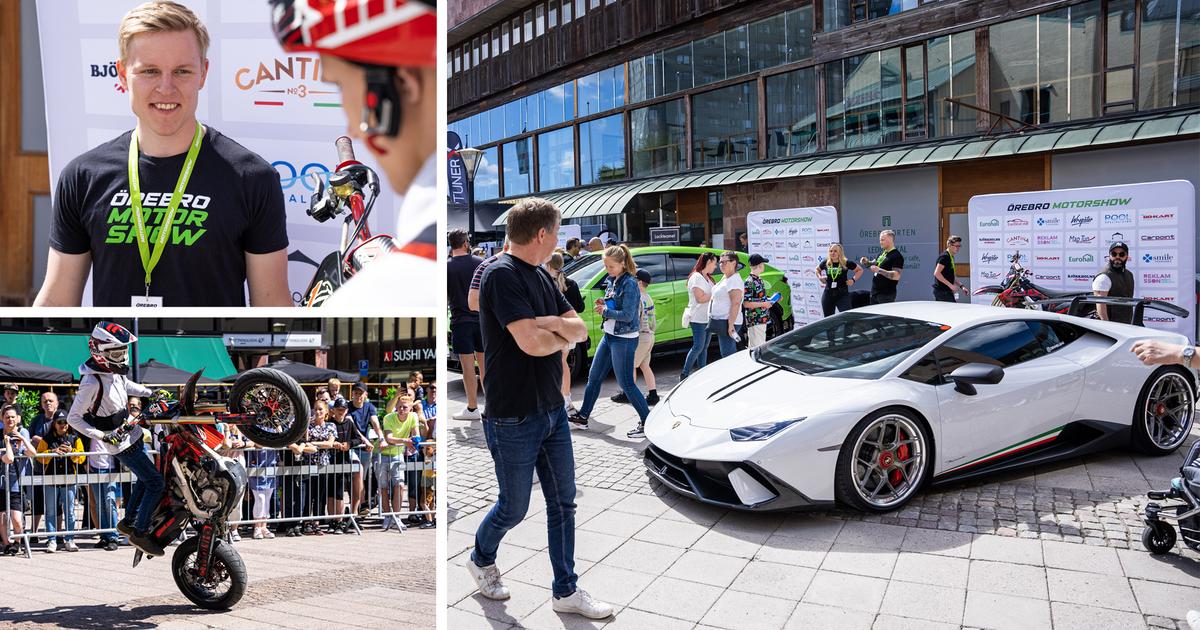 BILDSPECIAL: Örebroarna bjöds på lyxbilar och racing