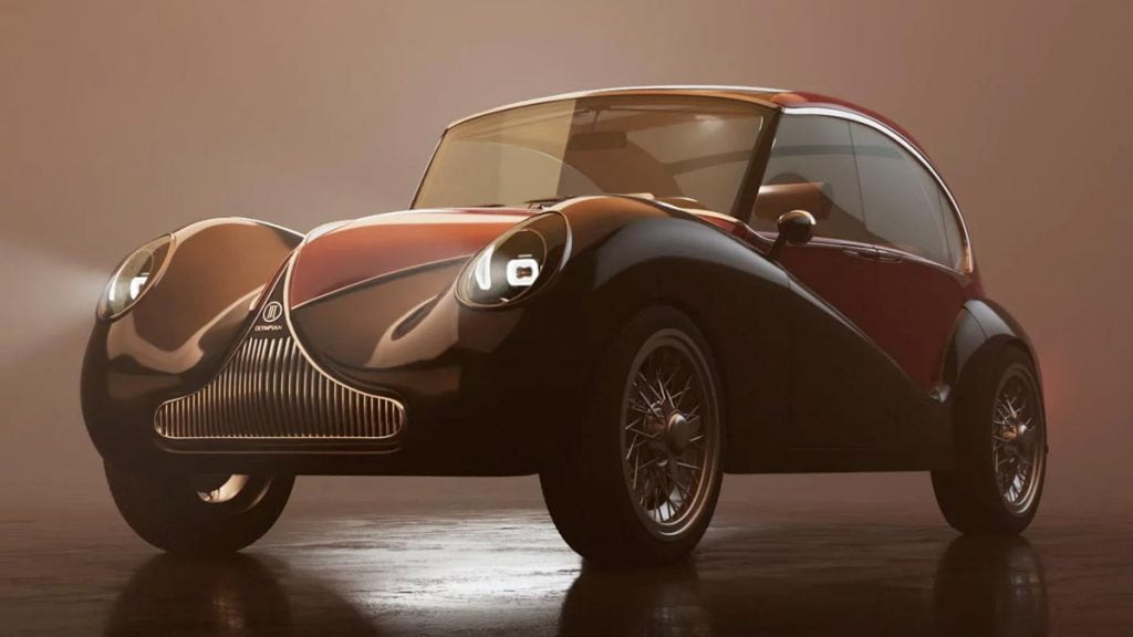 Olympian Model 01 är en minimalistisk elbil inspirerad av 1930-talet
