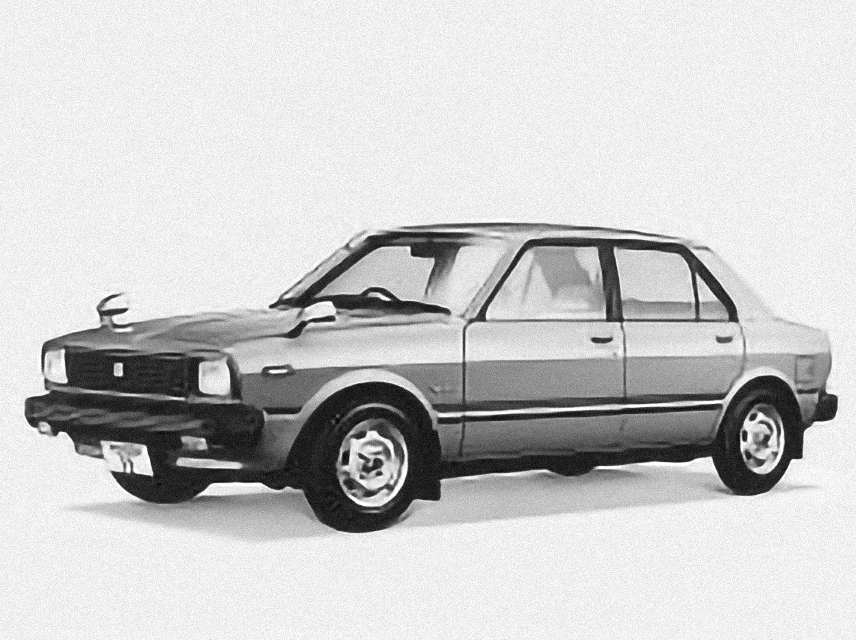 Toyota Tercel Automatic – årsmodell 1979 i bild Bild på Toyota Tercel Automatic – årsmodell 1979