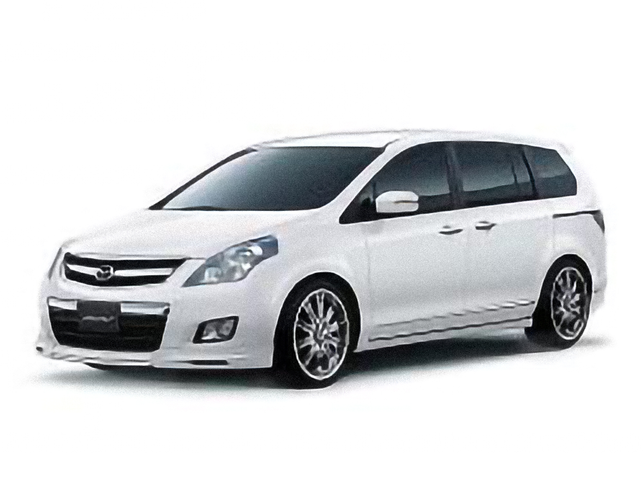 Mazda MPV 2.3 Comfort – årsmodell 2008 i bild Bild på Mazda MPV 2.3 Comfort – årsmodell 2008