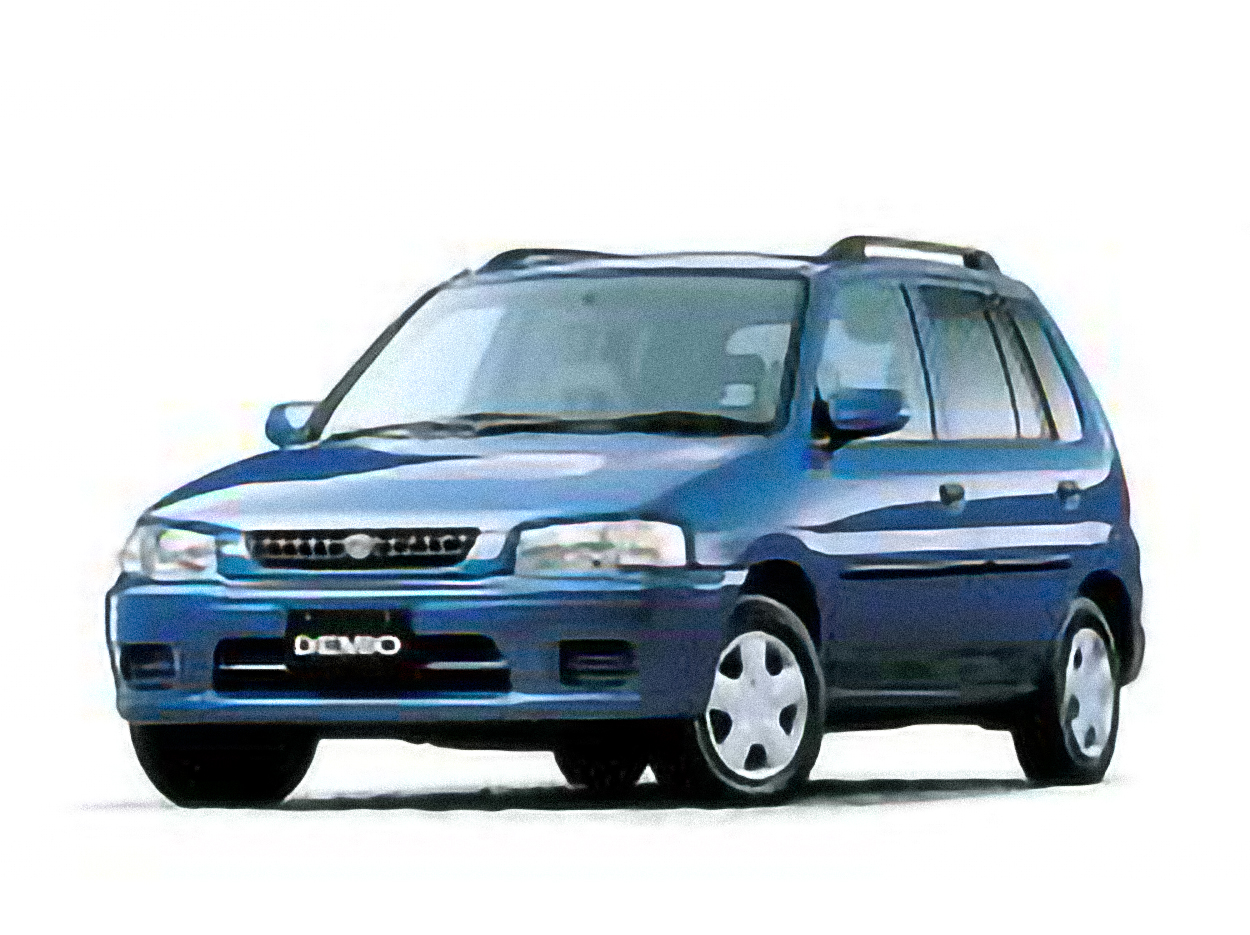Mazda Demio – årsmodell 2000 i bild Bild på Mazda Demio – årsmodell 2000