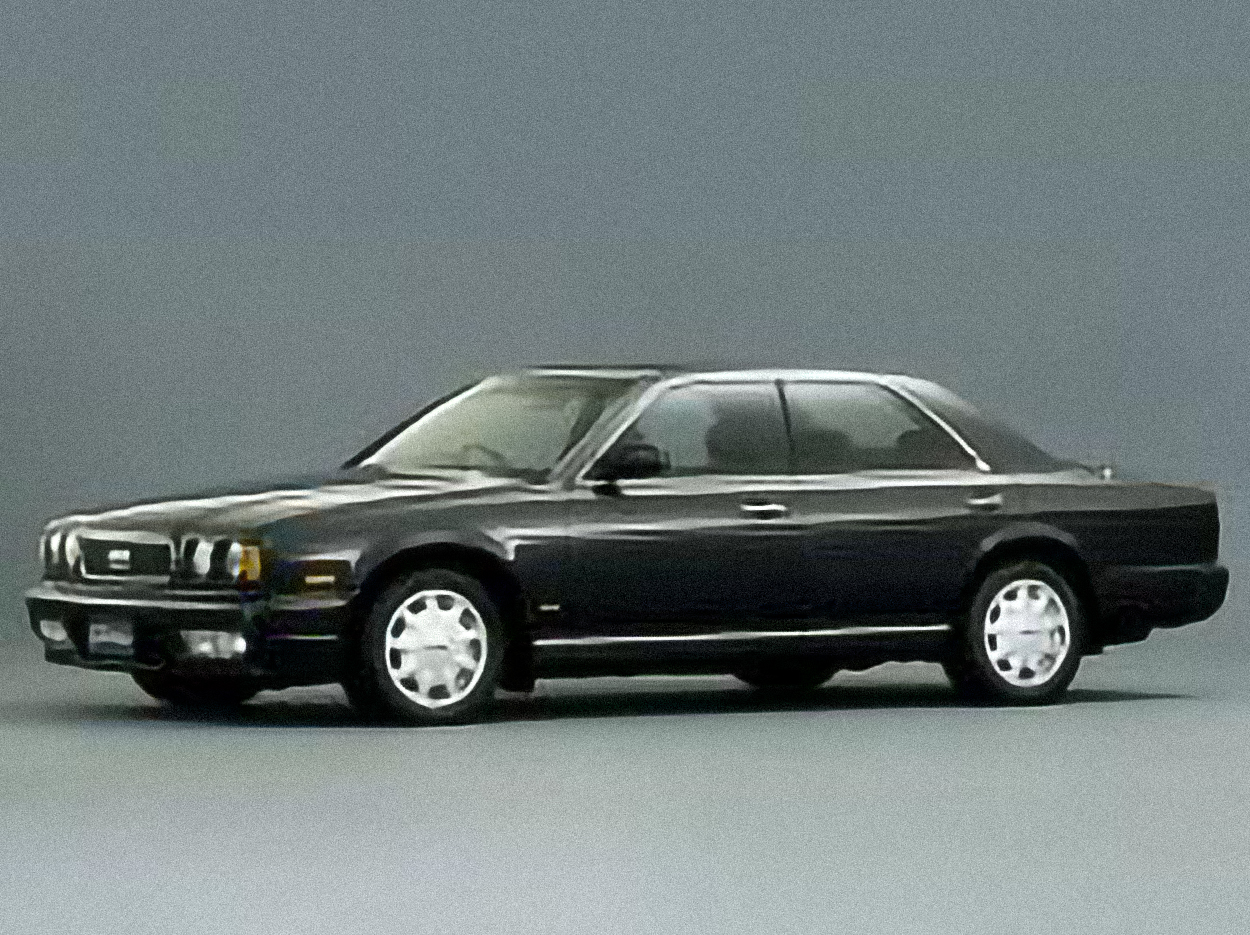 Nissan Gloria – årsmodell 1993 i bild Bild på Nissan Gloria – årsmodell 1993