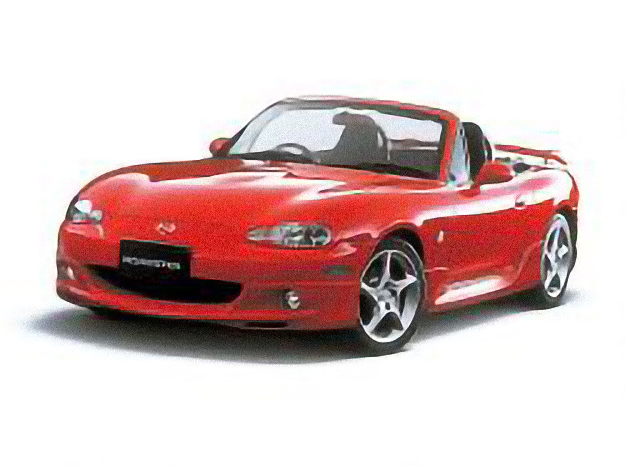 Mazda Roadster M Automatic – årsmodell 2003 i bild Bild på Mazda Roadster M Automatic – årsmodell 2003