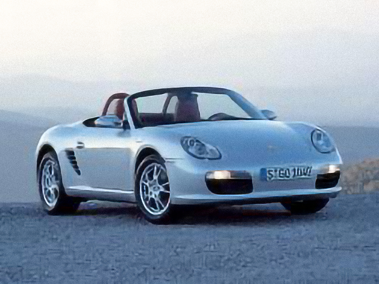 Porsche Boxster S 3.4 – årsmodell 2008 i bild Bild på Porsche Boxster S 3.4 – årsmodell 2008