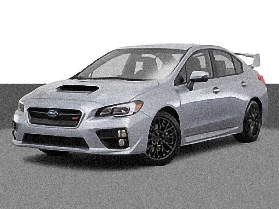 Subaru WRX STI Launch Edition 4dr Sedan AWD (2.5L 4cyl Turbo 6M) – årsmodell 2016 i bild Bild på Subaru WRX STI Launch Edition 4dr Sedan AWD (2.5L 4cyl Turbo 6M) – årsmodell 2016