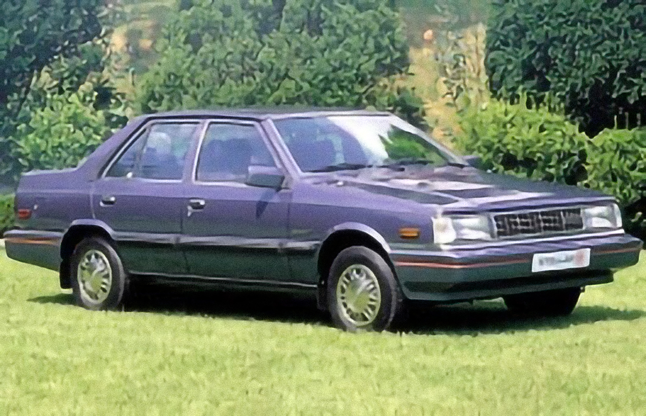 Hyundai Sonata – årsmodell 1988 i bild Bild på Hyundai Sonata – årsmodell 1988