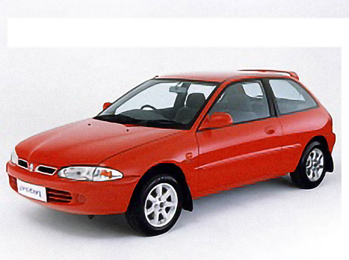 Proton Satria GTI – årsmodell 1998 i bild Bild på Proton Satria GTI – årsmodell 1998