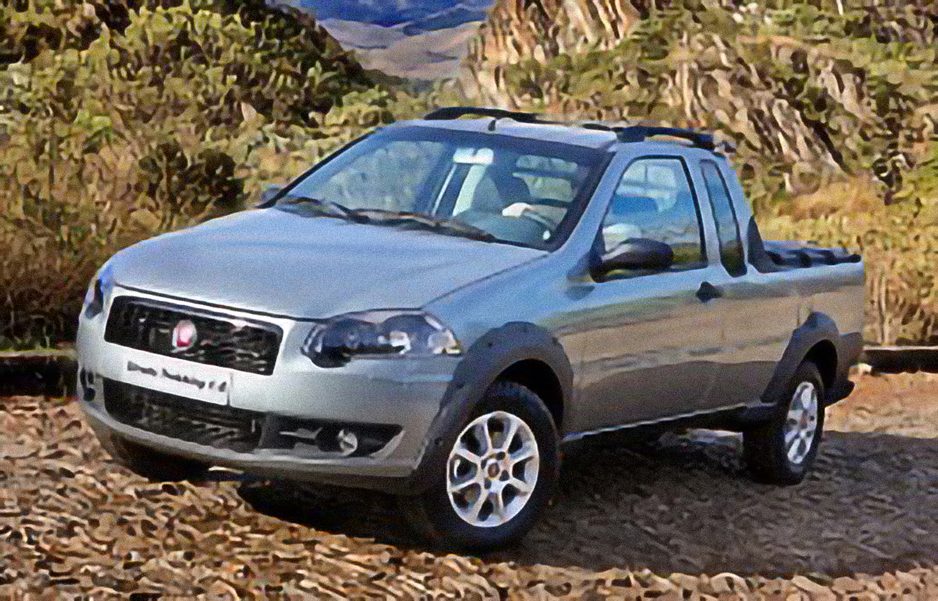 Fiat Strada 1.8 – årsmodell 2012 i bild Bild på Fiat Strada 1.8 – årsmodell 2012