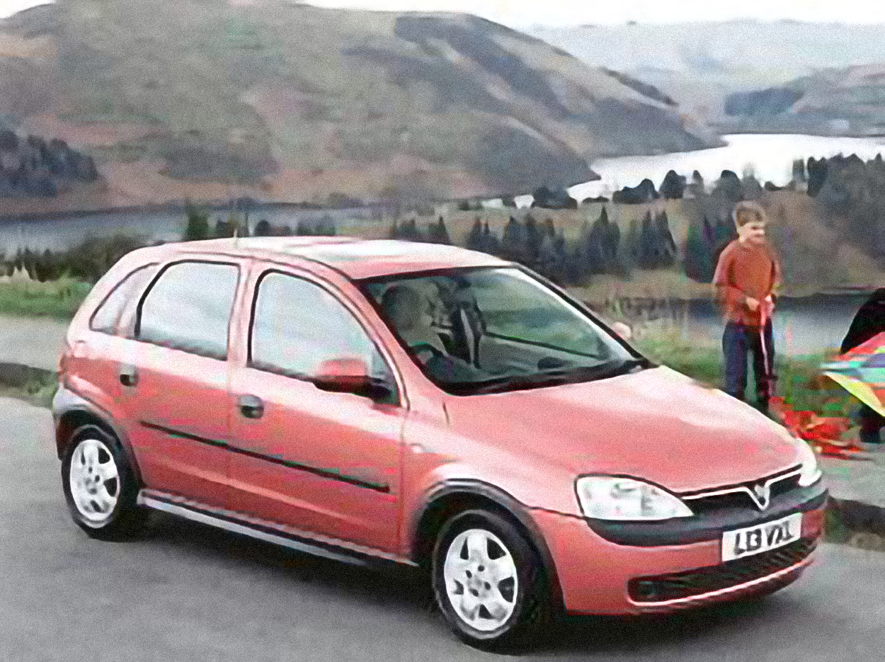 Vauxhall Corsa Van – årsmodell 2003 i bild Bild på Vauxhall Corsa Van – årsmodell 2003