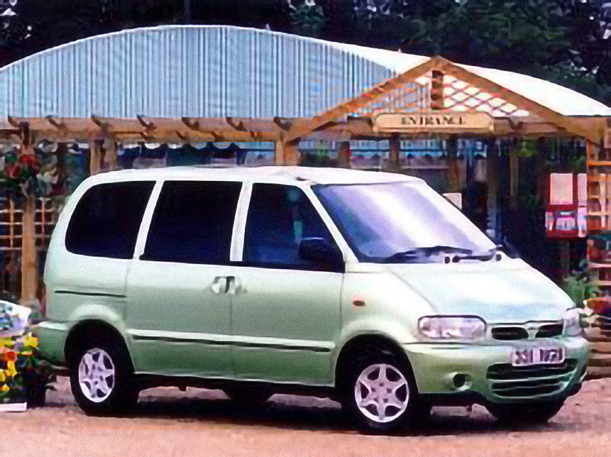 Nissan Serena 2.3 D Vanette – årsmodell 1995 i bild Bild på Nissan Serena 2.3 D Vanette – årsmodell 1995