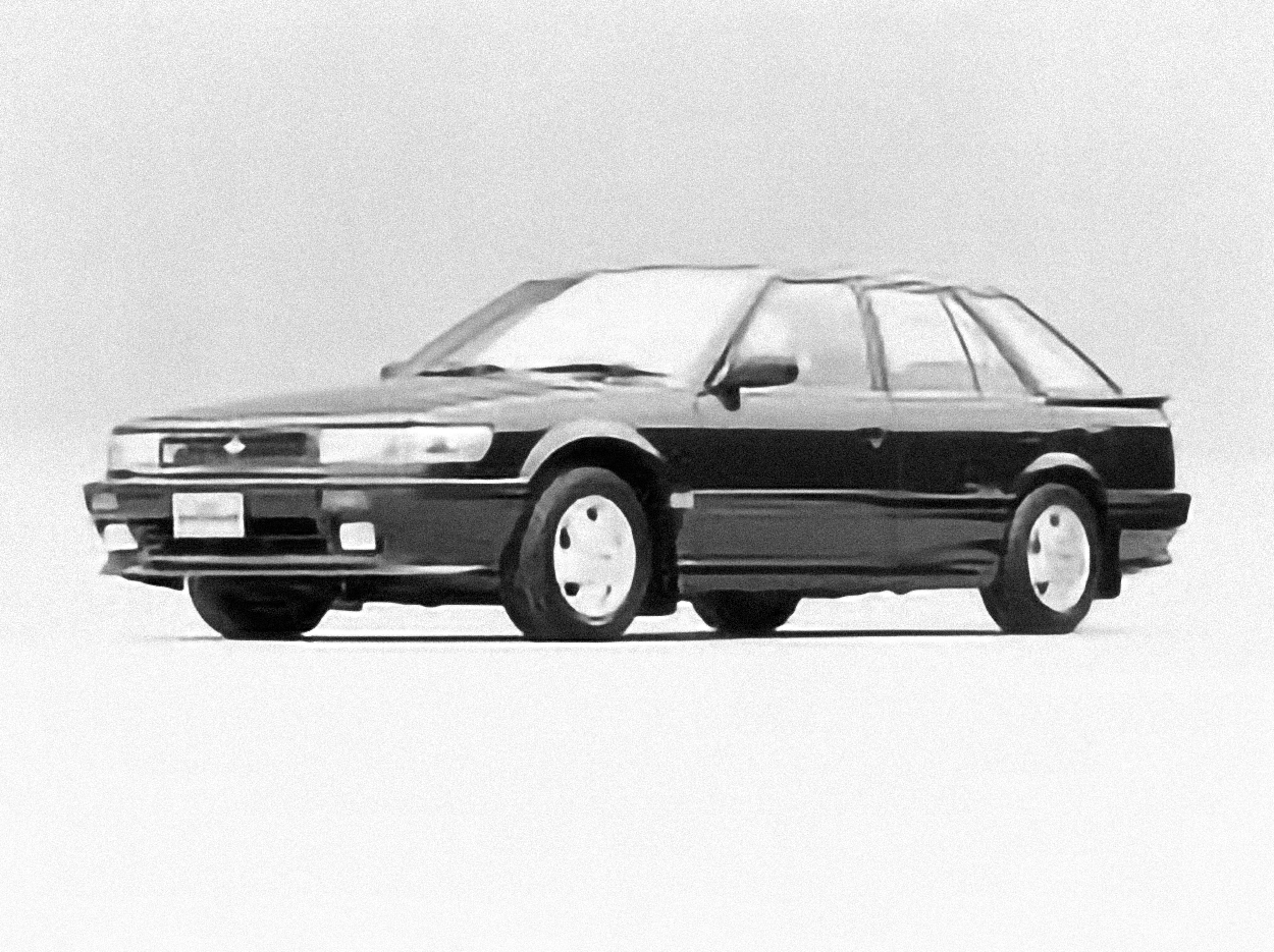 Nissan Bluebird – årsmodell 1988 i bild Bild på Nissan Bluebird – årsmodell 1988