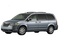 Chrysler Town & Country LX – årsmodell 2010 i bild Bild på Chrysler Town & Country LX – årsmodell 2010
