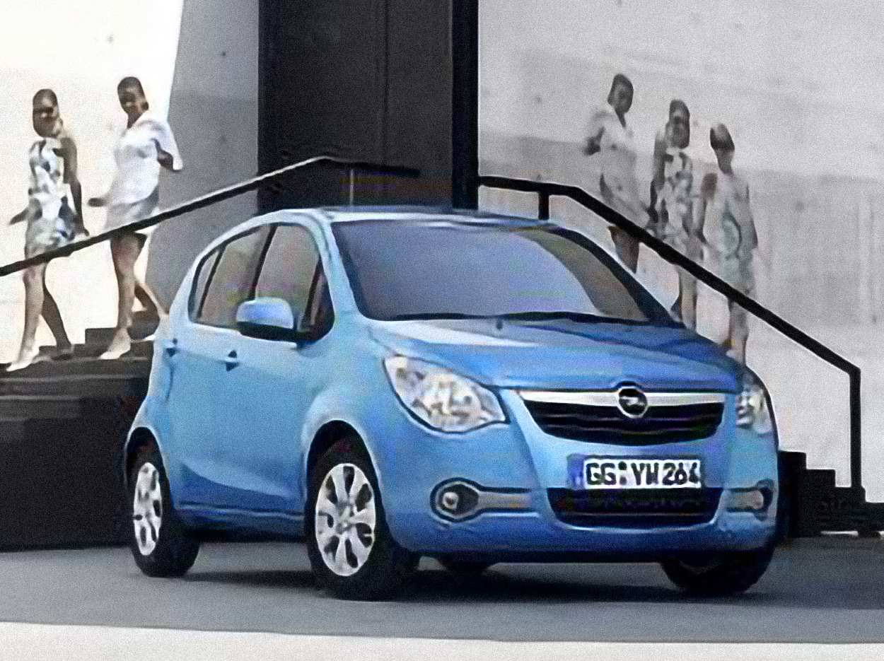 Opel Agila 1.3 CDTi – årsmodell 2012 i bild Bild på Opel Agila 1.3 CDTi – årsmodell 2012