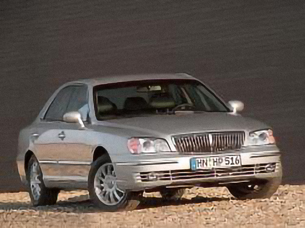Hyundai XG – årsmodell 2002 i bild Bild på Hyundai XG – årsmodell 2002