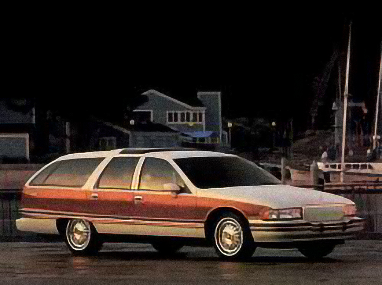 Buick Roadmaster Wagon – årsmodell 1991 i bild Bild på Buick Roadmaster Wagon – årsmodell 1991