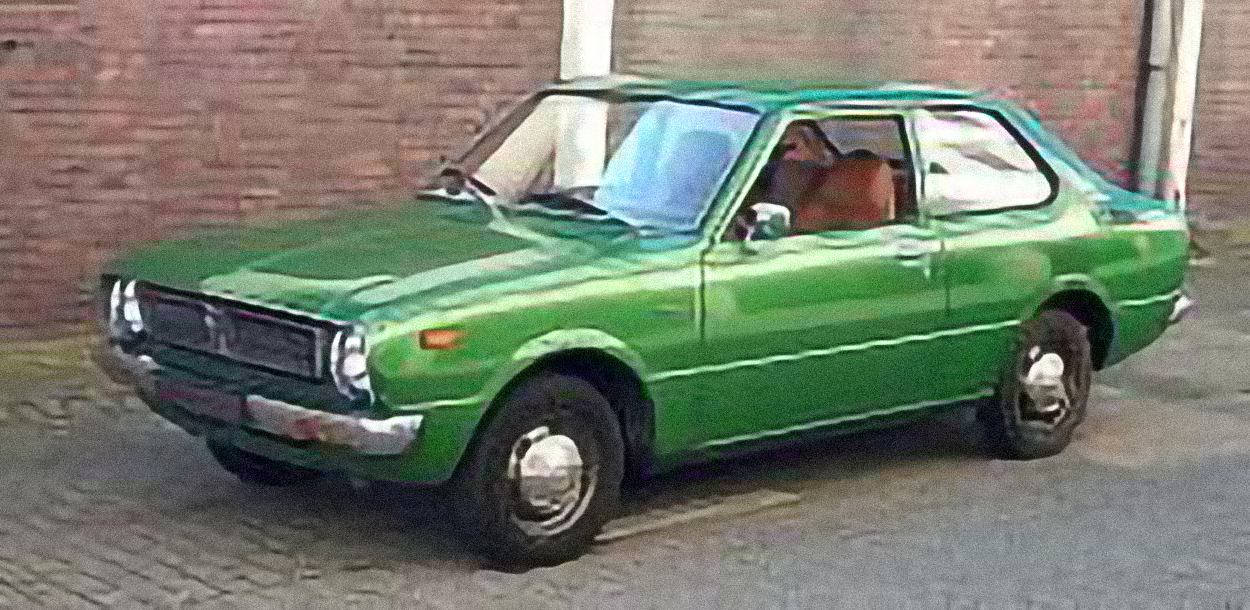 Toyota Corolla KE 20 Station Wagon – årsmodell 1973 i bild Bild på Toyota Corolla KE 20 Station Wagon – årsmodell 1973