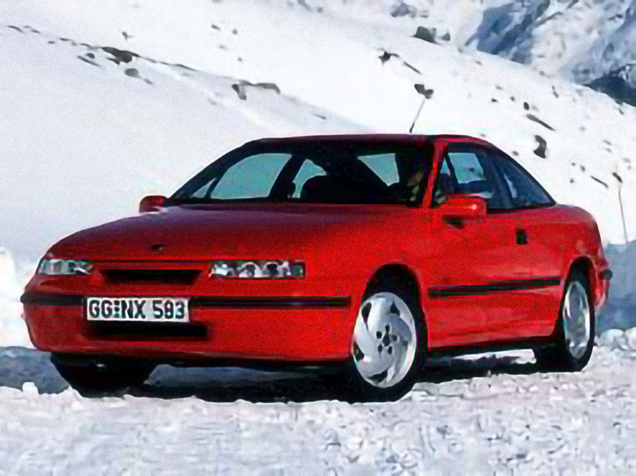 Opel Calibra – årsmodell 1995 i bild Bild på Opel Calibra – årsmodell 1995
