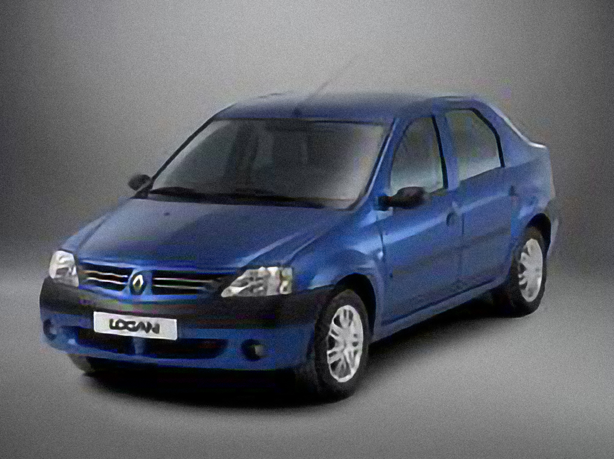 Renault Logan 1.4 – årsmodell 2004 i bild Bild på Renault Logan 1.4 – årsmodell 2004