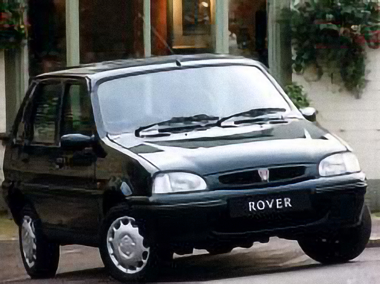 Rover 100 Cabriolet – årsmodell 1994 i bild Bild på Rover 100 Cabriolet – årsmodell 1994