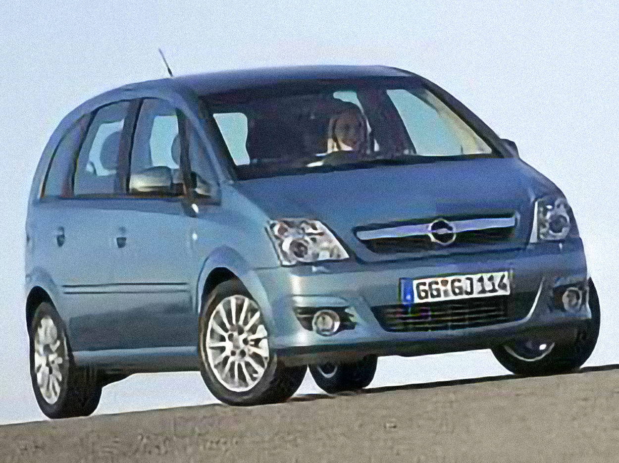 Opel Meriva 1.7 CDTi Enjoy – årsmodell 2002 i bild Bild på Opel Meriva 1.7 CDTi Enjoy – årsmodell 2002