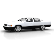 Cadillac Fleetwood – årsmodell 1993 i bild Bild på Cadillac Fleetwood – årsmodell 1993