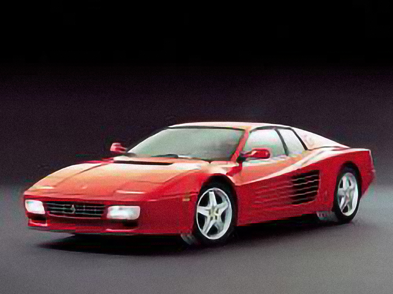 Ferrari 512 TR – årsmodell 1993 i bild Bild på Ferrari 512 TR – årsmodell 1993