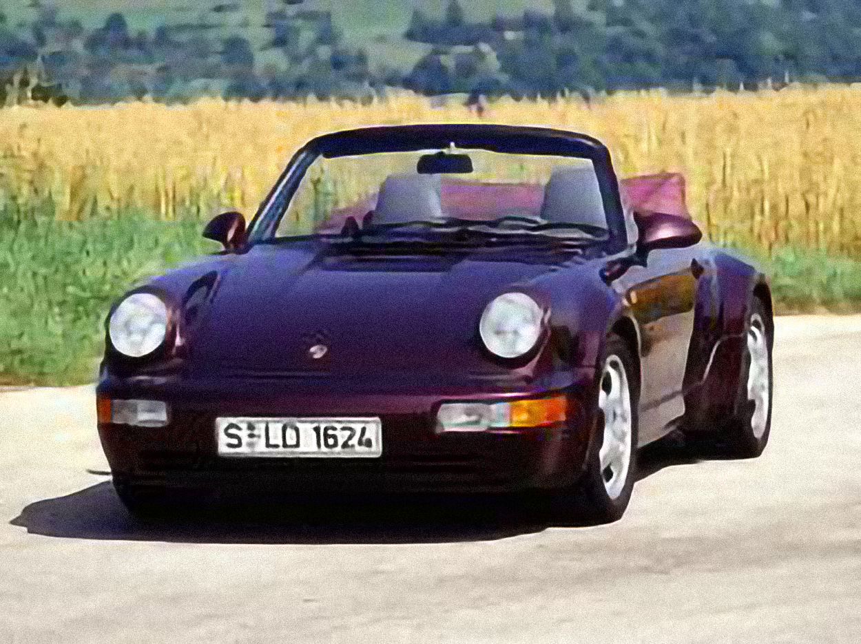 Porsche 911 Speedster – årsmodell 1992 i bild Bild på Porsche 911 Speedster – årsmodell 1992