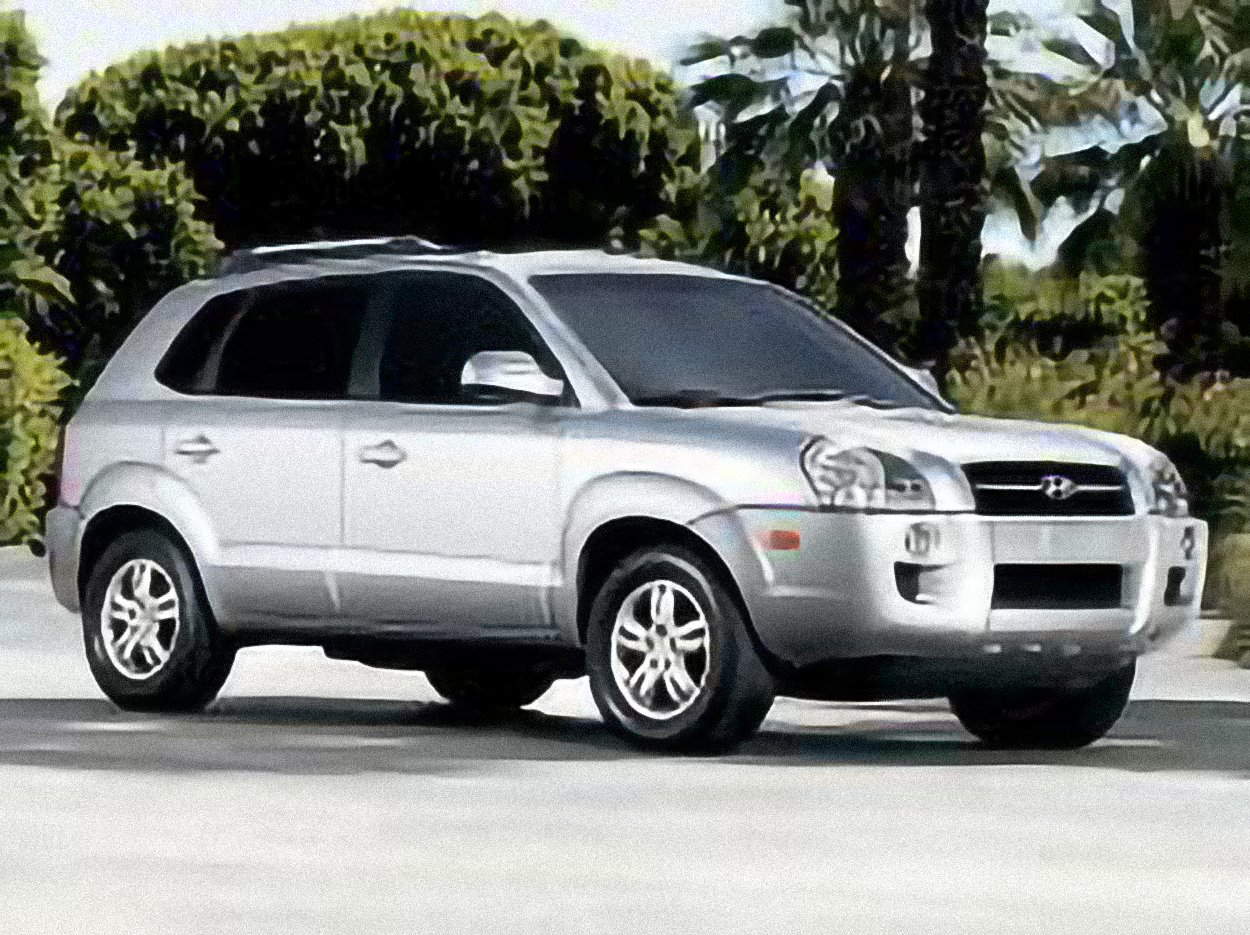 Hyundai Tucson SE 2.7 AWD – årsmodell 2007 i bild Bild på Hyundai Tucson SE 2.7 AWD – årsmodell 2007