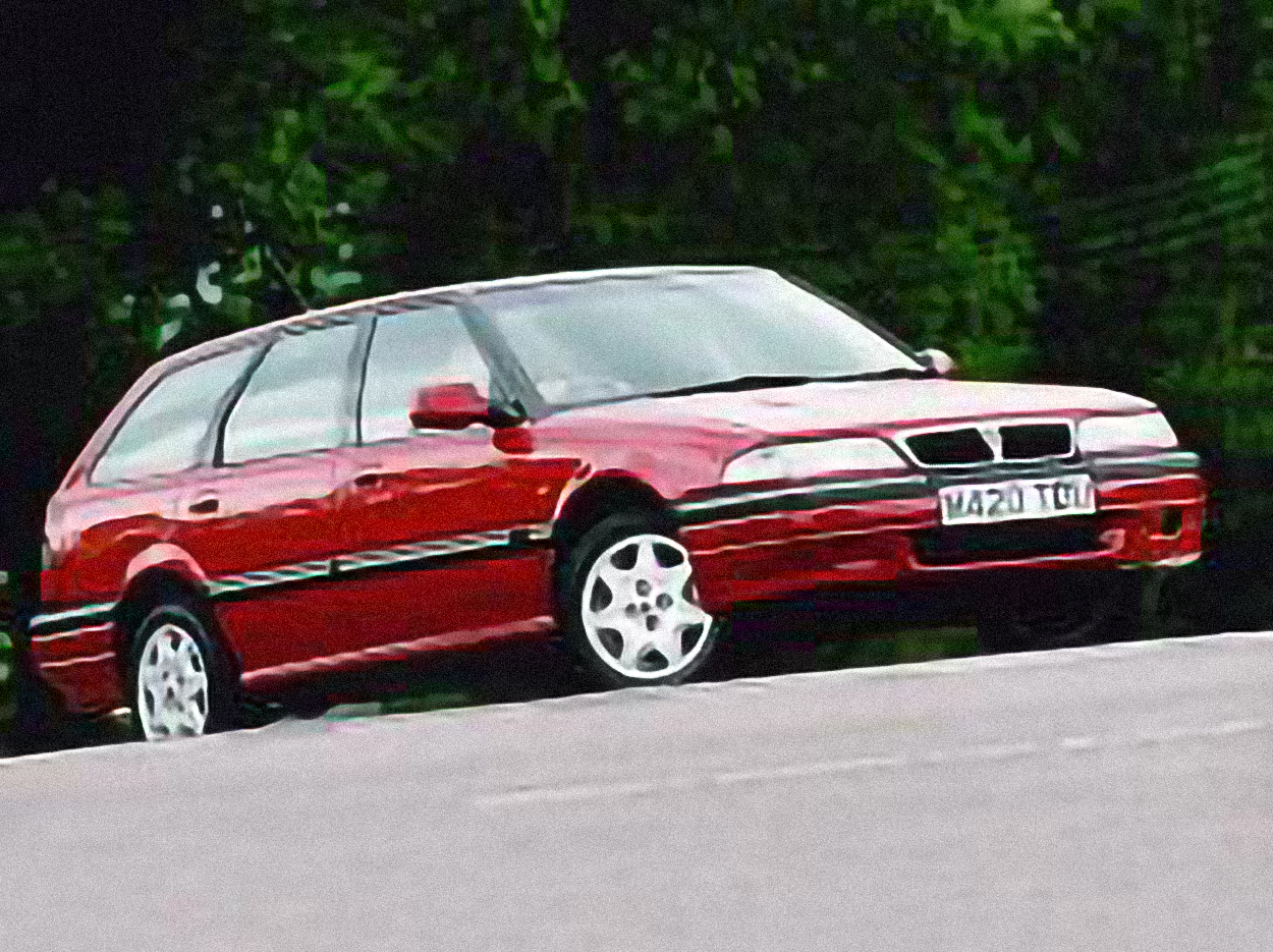 Rover 400 Tourer 1.8 D – årsmodell 1994 i bild Bild på Rover 400 Tourer 1.8 D – årsmodell 1994