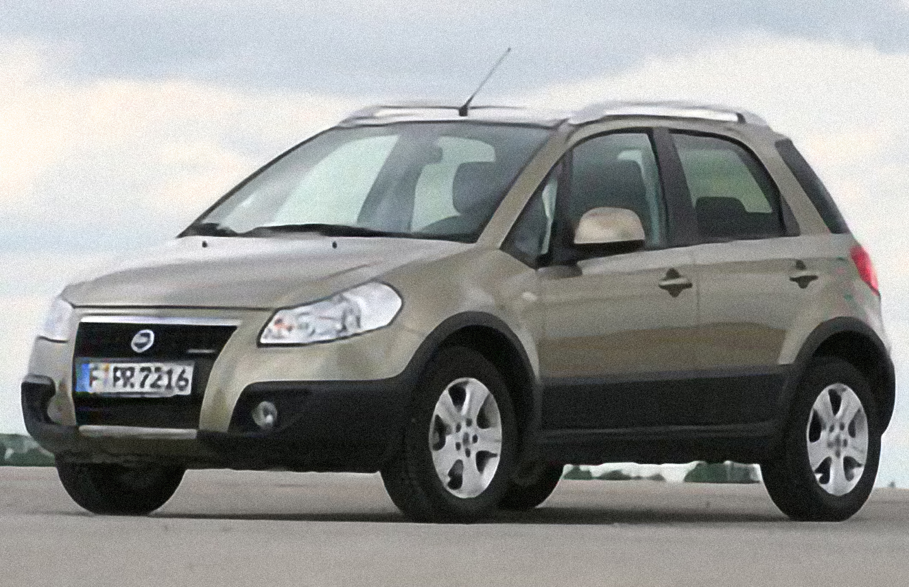 Fiat Sedici 1.6 16V – årsmodell 2007 i bild Bild på Fiat Sedici 1.6 16V – årsmodell 2007