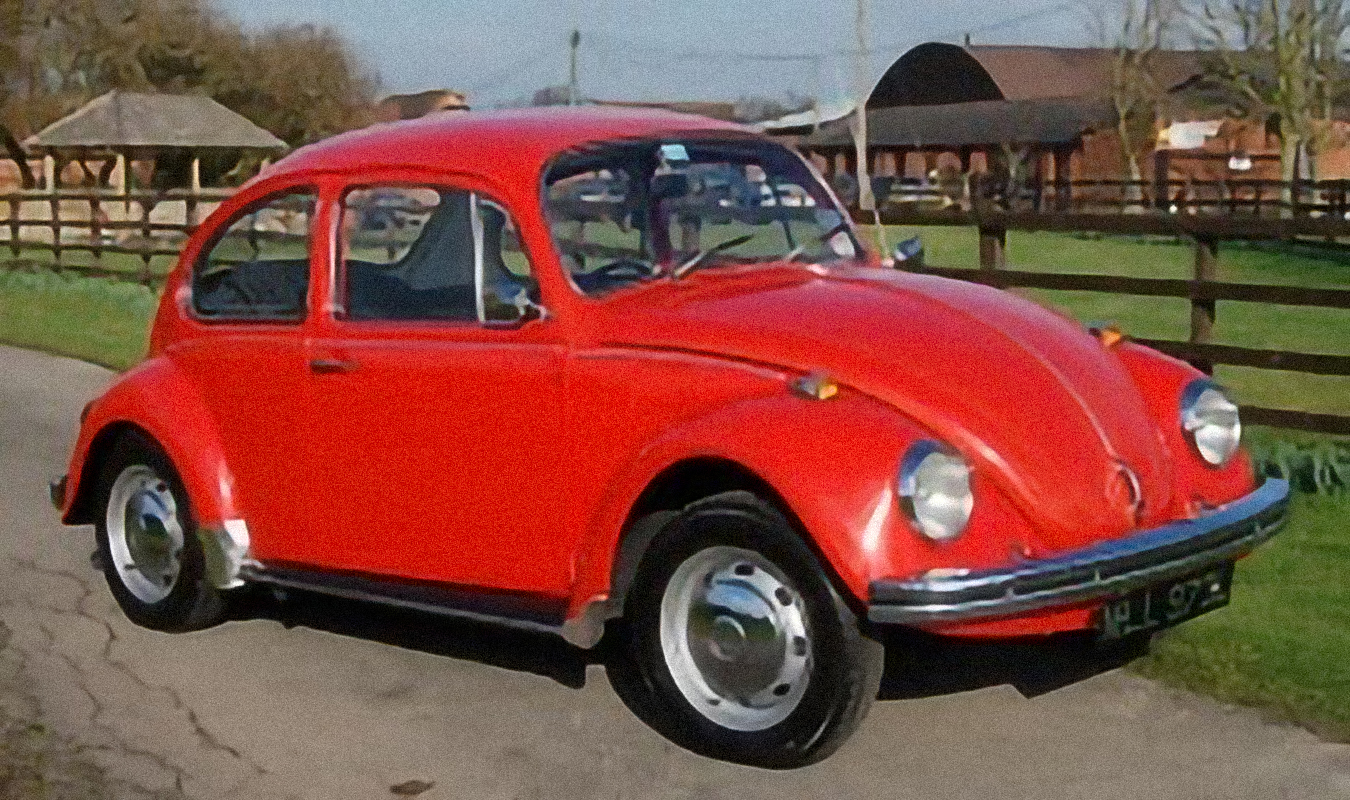 Volkswagen Beetle Cabriolet – årsmodell 1975 i bild Bild på Volkswagen Beetle Cabriolet – årsmodell 1975