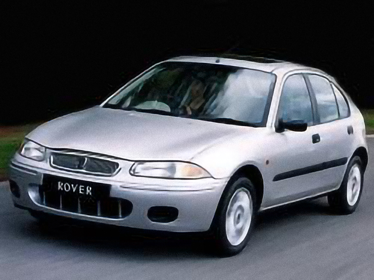 Rover 200 Coupe – årsmodell 1998 i bild Bild på Rover 200 Coupe – årsmodell 1998