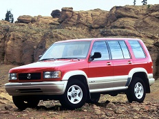 Acura SLX – årsmodell 1997 i bild Bild på Acura SLX – årsmodell 1997