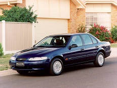 Ford Falcon Automatic – årsmodell 1996 i bild Bild på Ford Falcon Automatic – årsmodell 1996
