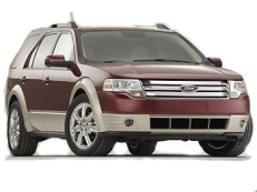 Ford Taurus X Eddie Bauer – årsmodell 2008 i bild Bild på Ford Taurus X Eddie Bauer – årsmodell 2008