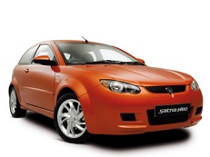 Proton Satria Neo 1.6 – årsmodell 2010 i bild Bild på Proton Satria Neo 1.6 – årsmodell 2010