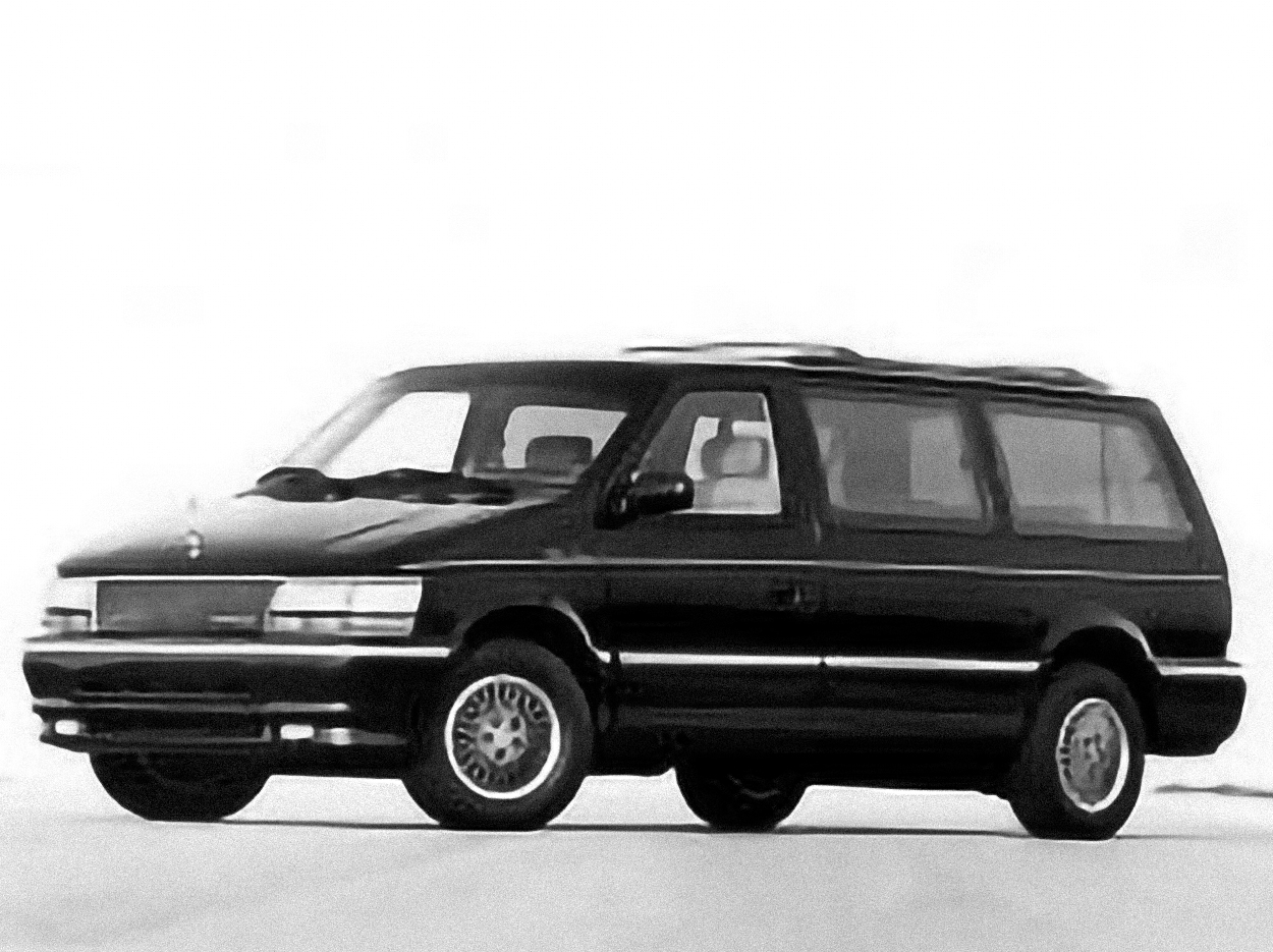 Chrysler Town & Country 3.8 – årsmodell 1994 i bild Bild på Chrysler Town & Country 3.8 – årsmodell 1994