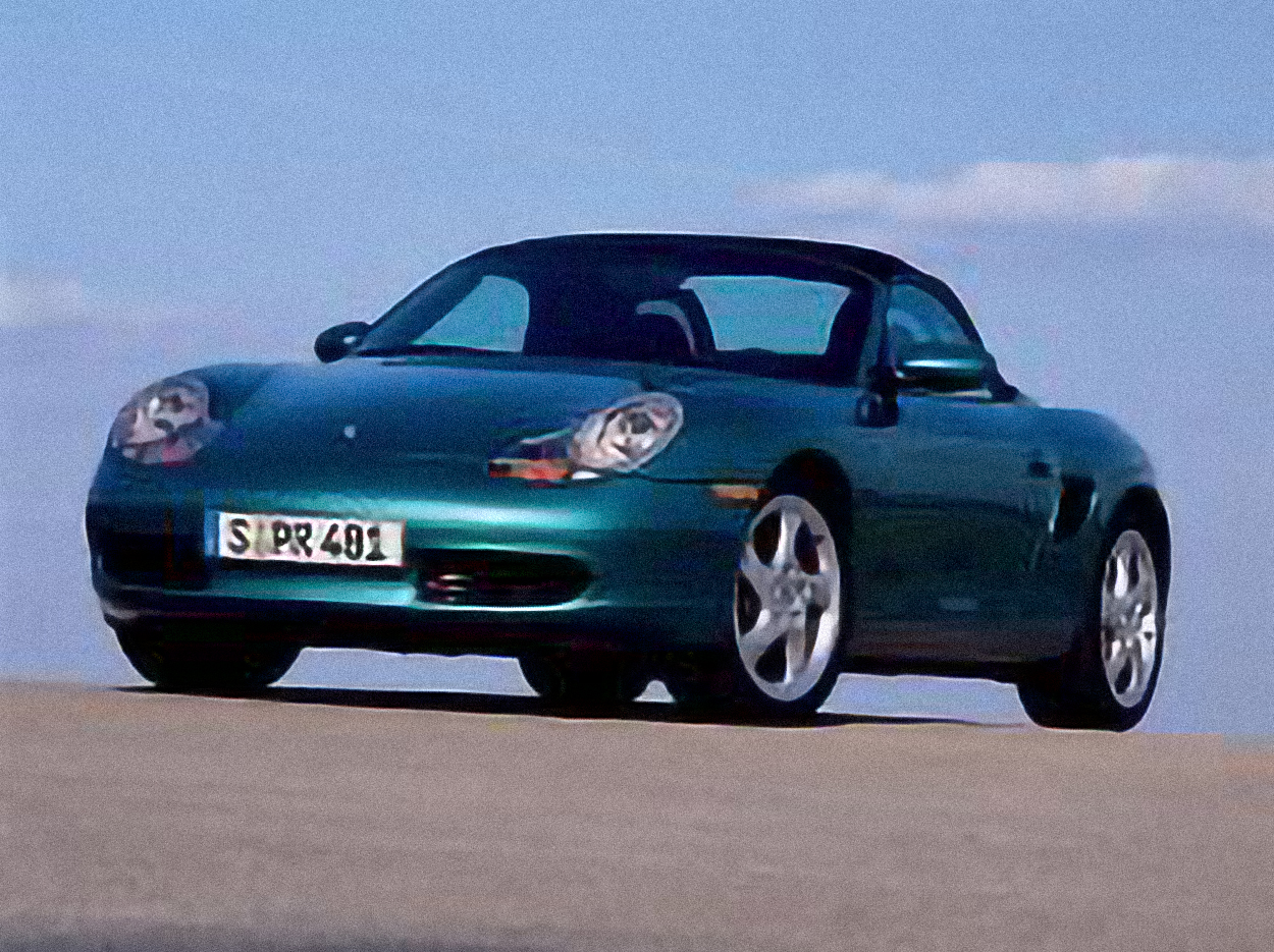 Porsche Boxster S – årsmodell 2001 i bild Bild på Porsche Boxster S – årsmodell 2001