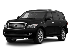 Infiniti QX56 – årsmodell 2012 i bild Bild på Infiniti QX56 – årsmodell 2012