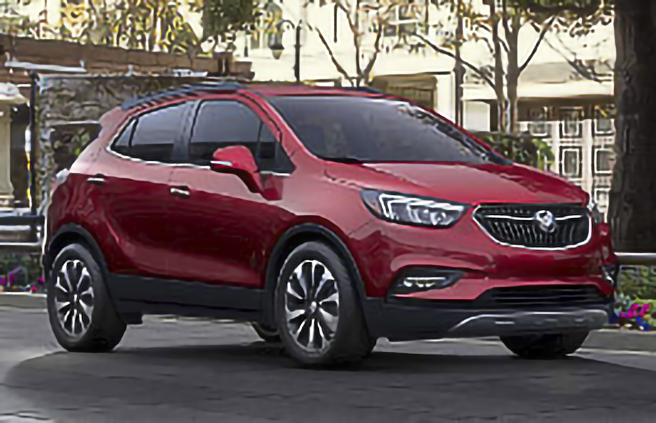 Buick Encore 4dr SUV AWD (1.4L 4cyl Turbo 6A) – årsmodell 2021 i bild Bild på Buick Encore 4dr SUV AWD (1.4L 4cyl Turbo 6A) – årsmodell 2021