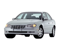 Cadillac Catera – årsmodell 1997 i bild Bild på Cadillac Catera – årsmodell 1997