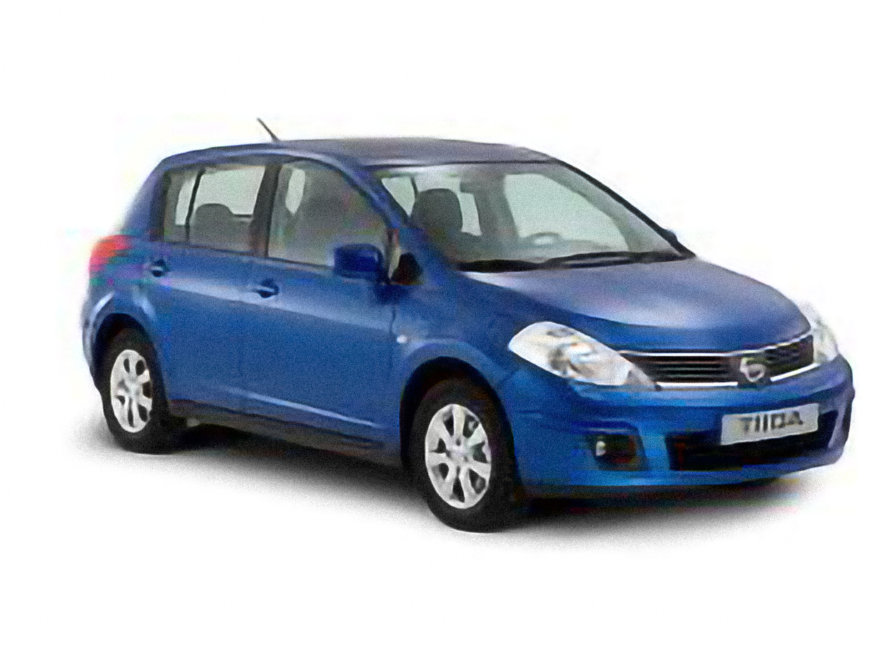 Nissan Tiida 1.6 – årsmodell 2007 i bild Bild på Nissan Tiida 1.6 – årsmodell 2007